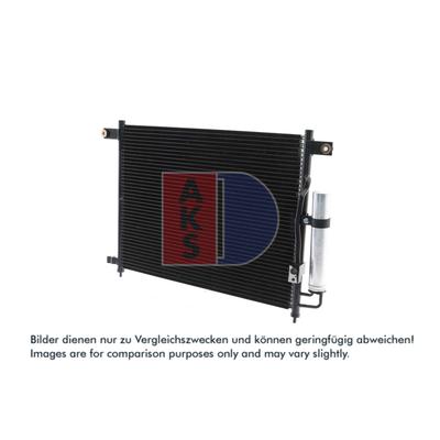 AKS DASIS Kondensator, Klimaanlage 512022N für CHEVROLET