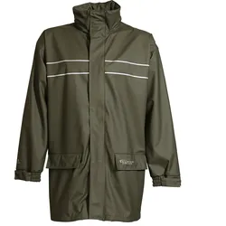 PU Regenjacke "026301" D-LUX - M - olive