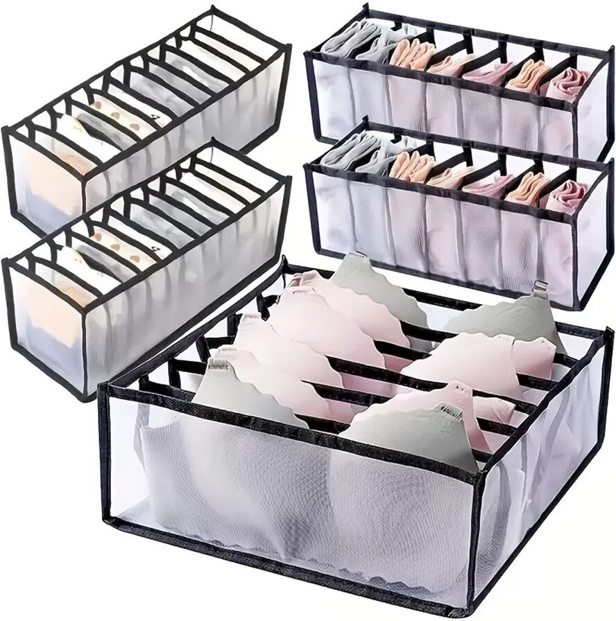 INF 5-teiliges Aufbewahrungsboxen-Set – Organizer für Hosen, Socken und Unterwäsche