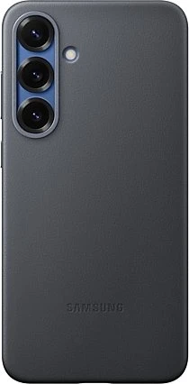 Samsung Galaxy S25+ Vegan Leder Back Cover Black