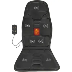 VITALmaxx Massagesitz 12V schwarz mit Wärmefunktion inkl. Fernbedienung