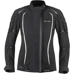 Germot MotoQueen Damen Motorradjacke Laminat - schwarz-weiß - 34D