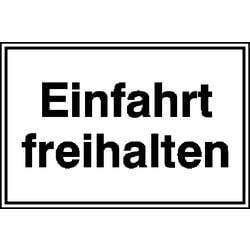 SafetyMarking 11.5228 Hinweisschild Einfahrt freihalten Aluminium (B x H) 300 mm x 200 mm 1 St.
