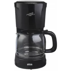 SILVA KA 2501 Kaffeeautomat, Glaskanne, 1080W, 12 Tassen schwarz