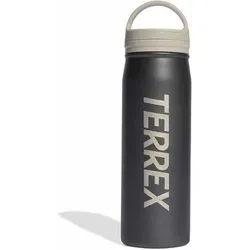 ADIDAS Trinkbehälter Doppelwandige Terrex Trinkflasche aus Edelstahl 600 ml, Größe ONE SIZE in Grau Grau