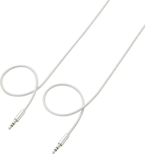 SpeaKa Professional SP-7870696 Klinke Audio Anschlusskabel [1x Klinkenstecker 3.5mm - 1x Klinkenstecker 3.5 mm] 1.50m Weiß