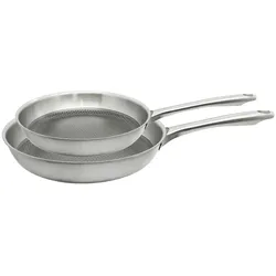 ELO Bratpfannenset Relief Passion 2-tlg. - silber