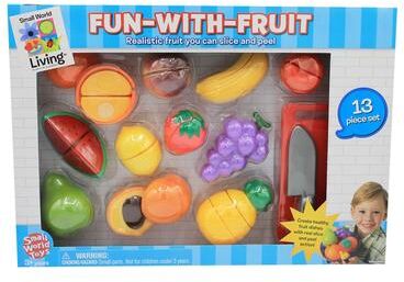 Small World Toys Fun-With-Fruit 13-Piece Playset - Multi