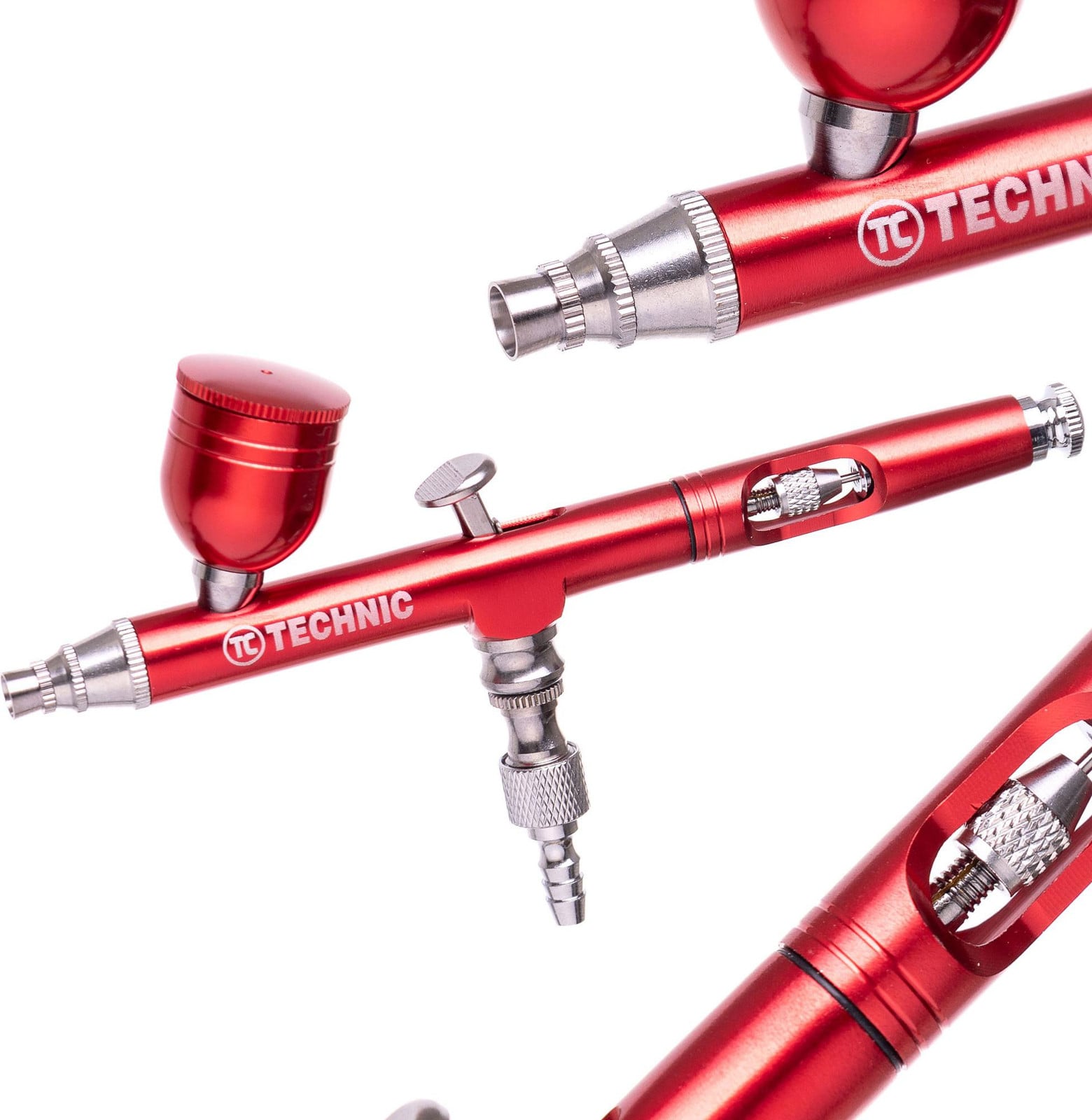TC Technic Airbrush spuitpistool voor modelbouw 0,3 mm dubbelwerkend
