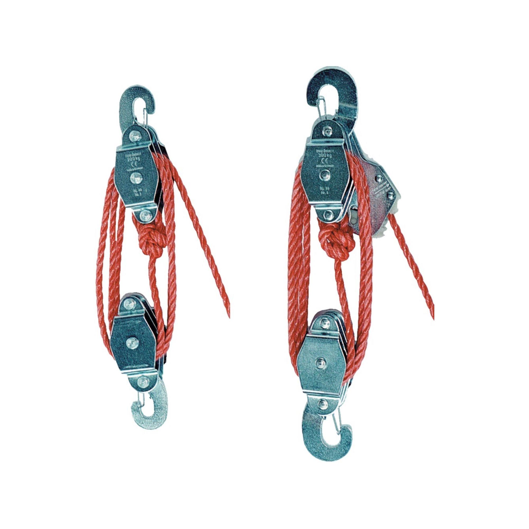 Flaschenzug 300kg ohne Seilbremse Schoerken ; E/D/E (10852)