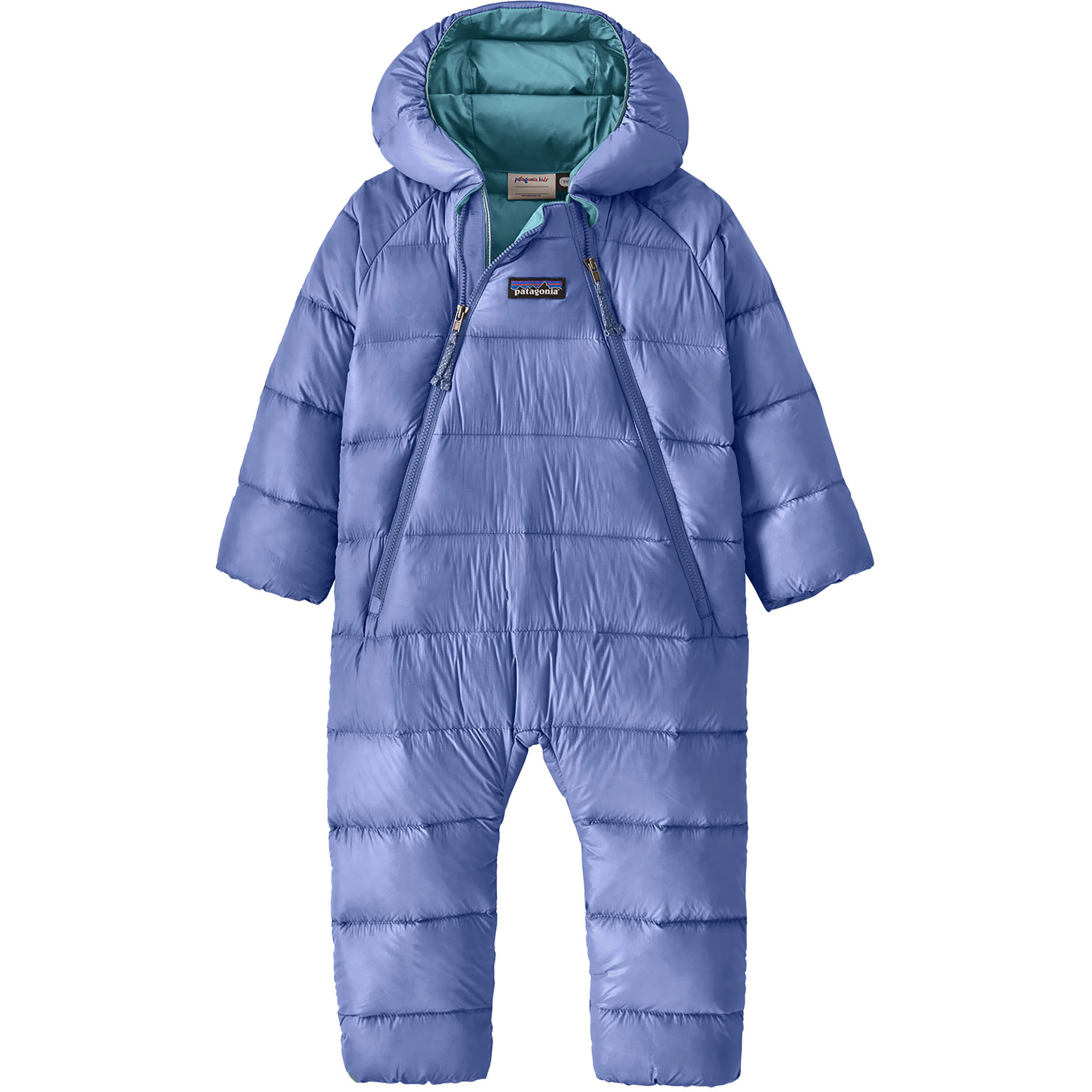 Patagonia Infant Hi-Loft Down Schneeanzug Kinder Overalls blau Größe 68 Lifestyle Isolierend Wasserabweisend