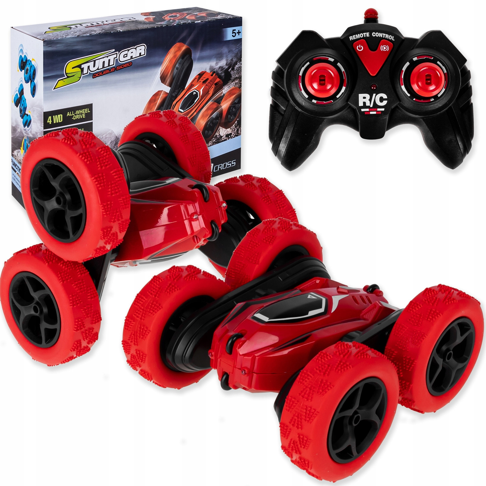 Click4toys Auto Akrobata Afstandsbestuurbare auto met bestuurder
