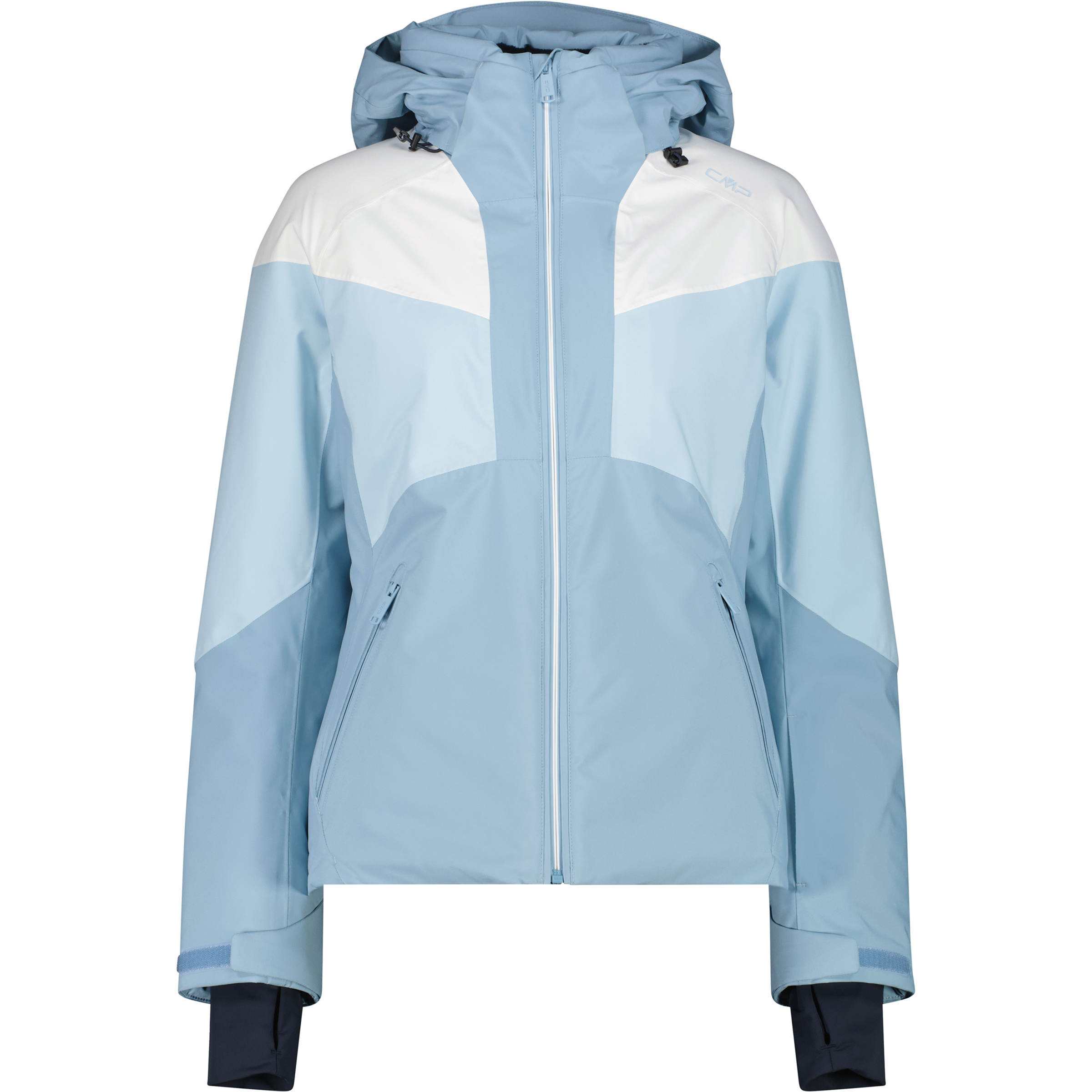 CMP Zip Damen Isolationsjacke blau Größe S Skifahren Wasserdicht