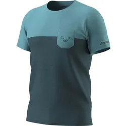 Dynafit Transalper Pocket S/S Herren Funktionsshirt smoke-blue XXL