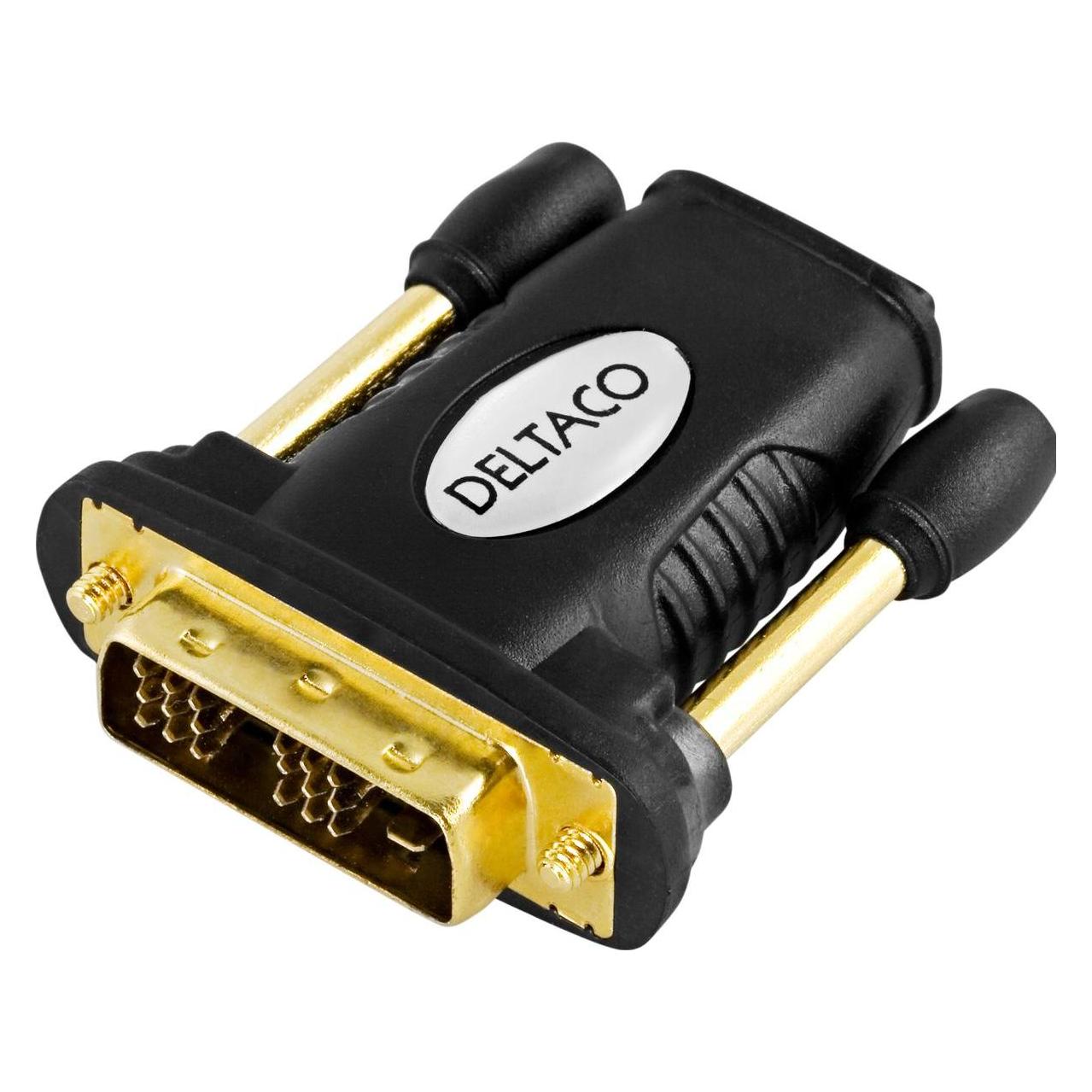 Deltaco videoadapter - HDMI Type A hun (HDMI-11)