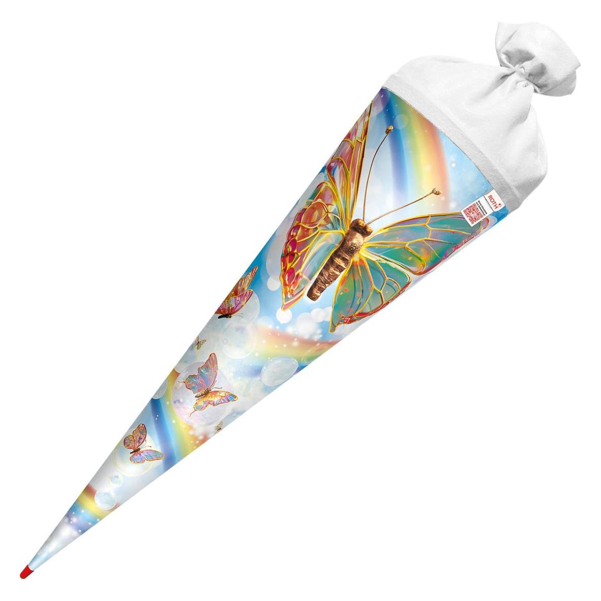 Roth Schultüte 70cm Rainbow Butterfly (70 cm, 1x) (677536)