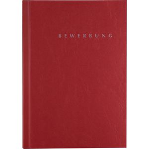 Pagna Start 22005 Bewerbungsmappe 2 teilig rot A4, 5 Stück