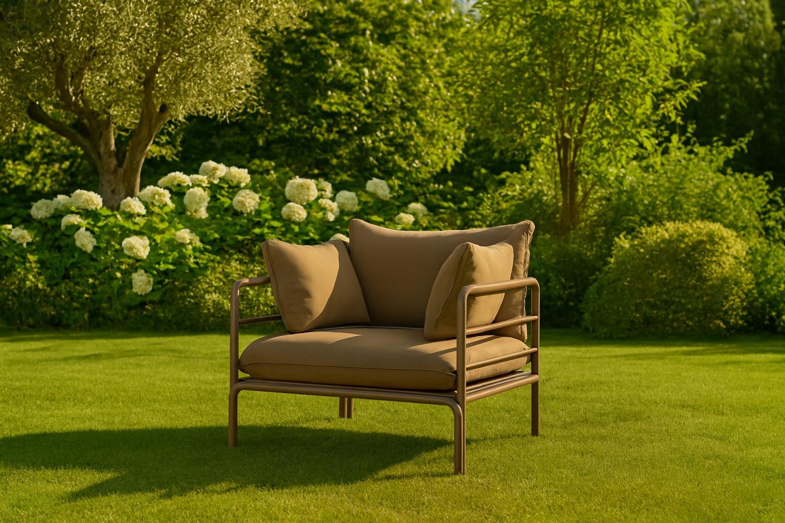 Gartensessel Wenecja beige Eleganz und moderner Komfort für die Terrasse