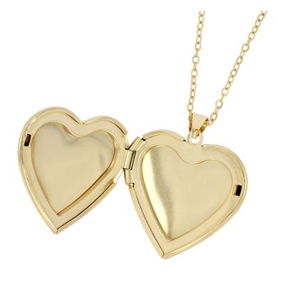 Kette ohne Anhänger ADELIA´S "Halskette mit Anhänger – Medaillon aus Edelstahl", gold, Halsketten, Damen, 48cm, Edelstahl, Zum Verschenken an Menschen, die Ihnen am Herzen liegen