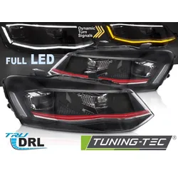 Scheinwerfer Voll-LED RED LED-Tagfahrlicht SEQ passend für VW POLO 6R 09-17