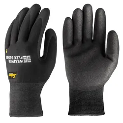 Snickers WETTER Flex Sense Handschuhe PAAR 10 schwarz-schwarz