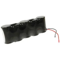 Saft Notbeleuchtungs-Akku F1x5 VNT D mit Kabel 10cm mit offener Litze 6V, 4000mAh (1 Stk.), Akku Ladegerät