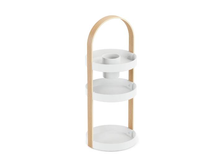 Make-Up Organizer UMBRA Bellwood , bunt, H:40cm Ø:22cm, Kunststoff, Kosmetikaufbewahrungen, Make-Up Organizer
