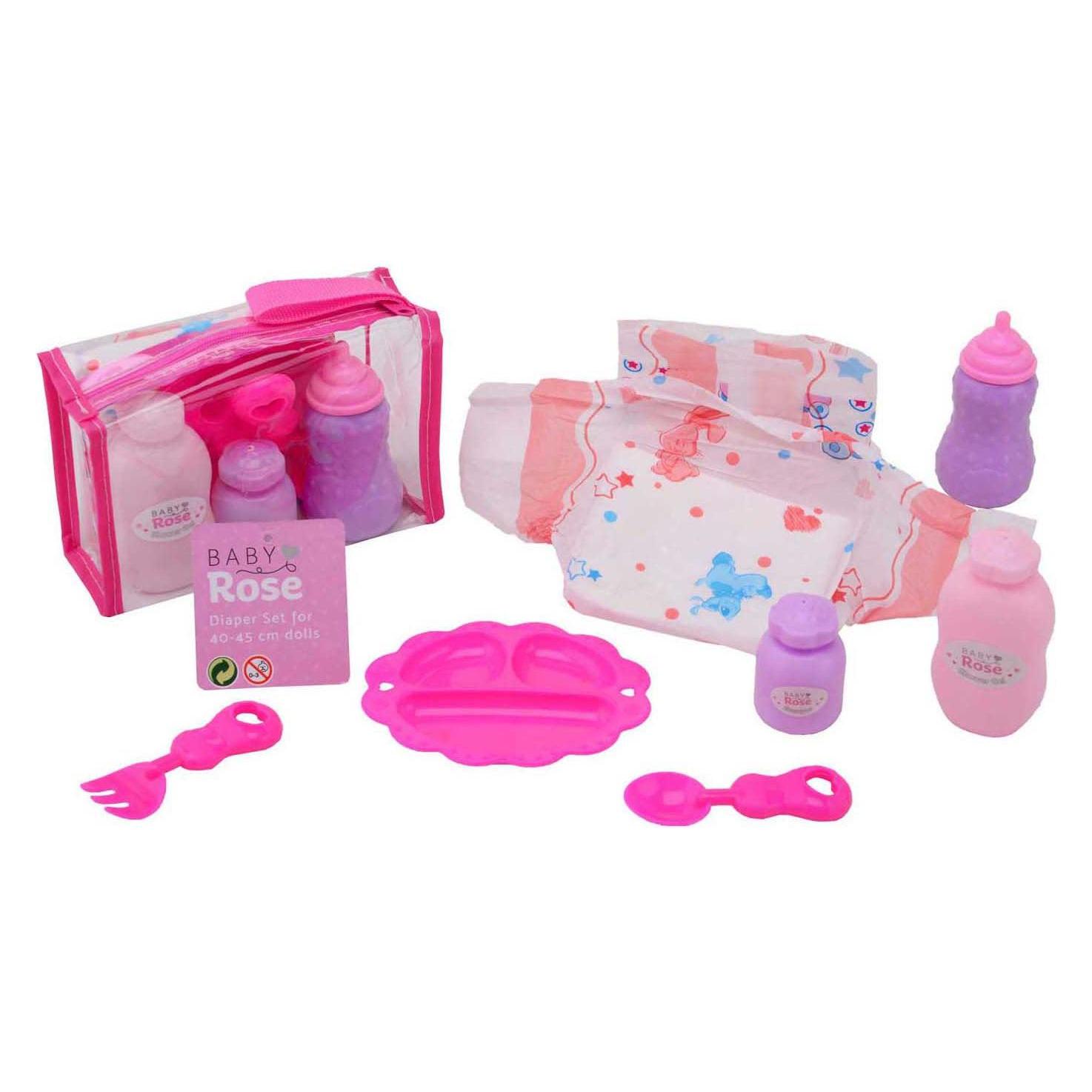Baby Rose Pflege Set in Tasche (043.27655)