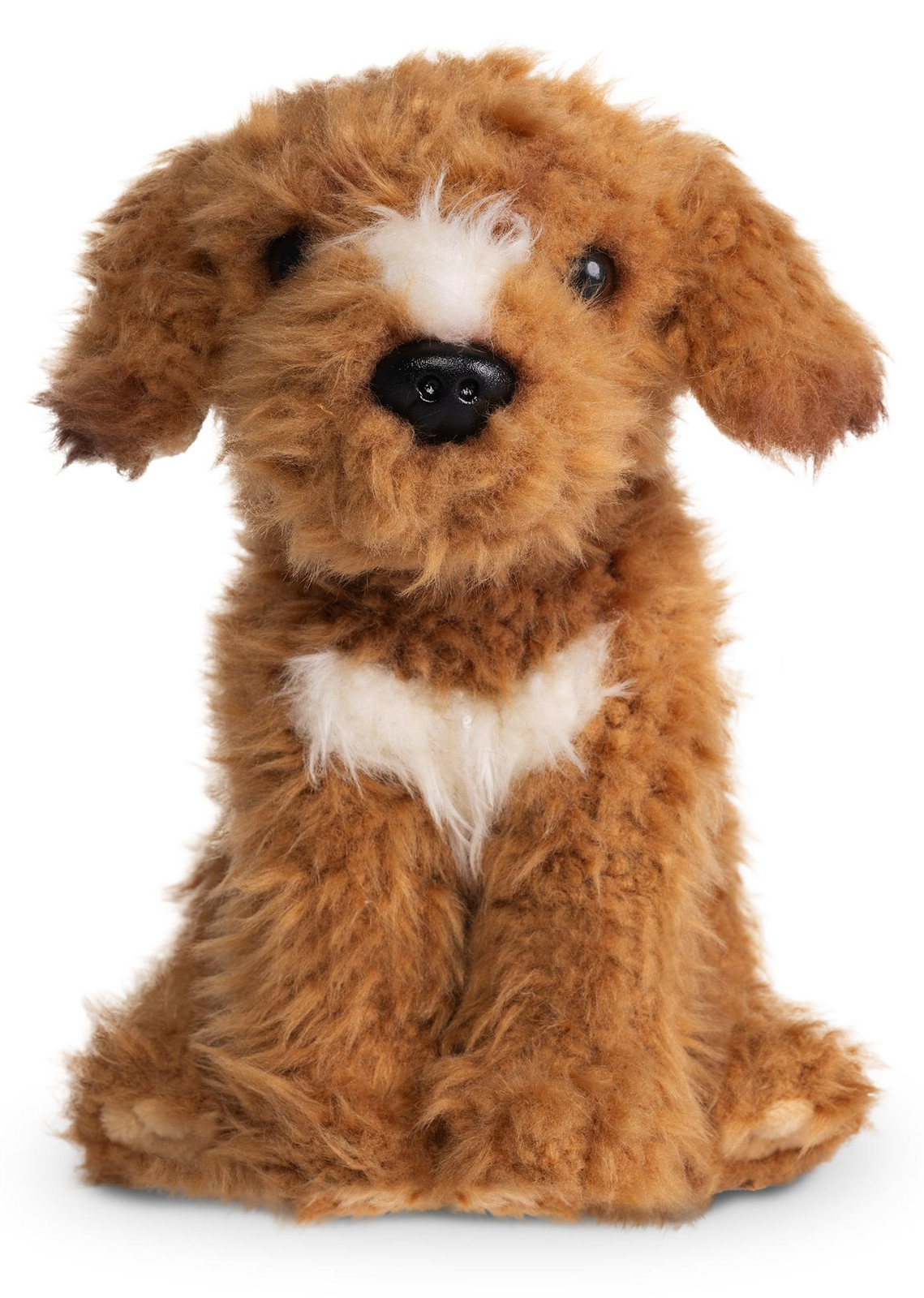Living Nature Labradoodle pluchen hond bruin knuffel speelgoed