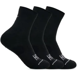 Hoka Unisex Quarter Run Sock 3-Pack schwarz