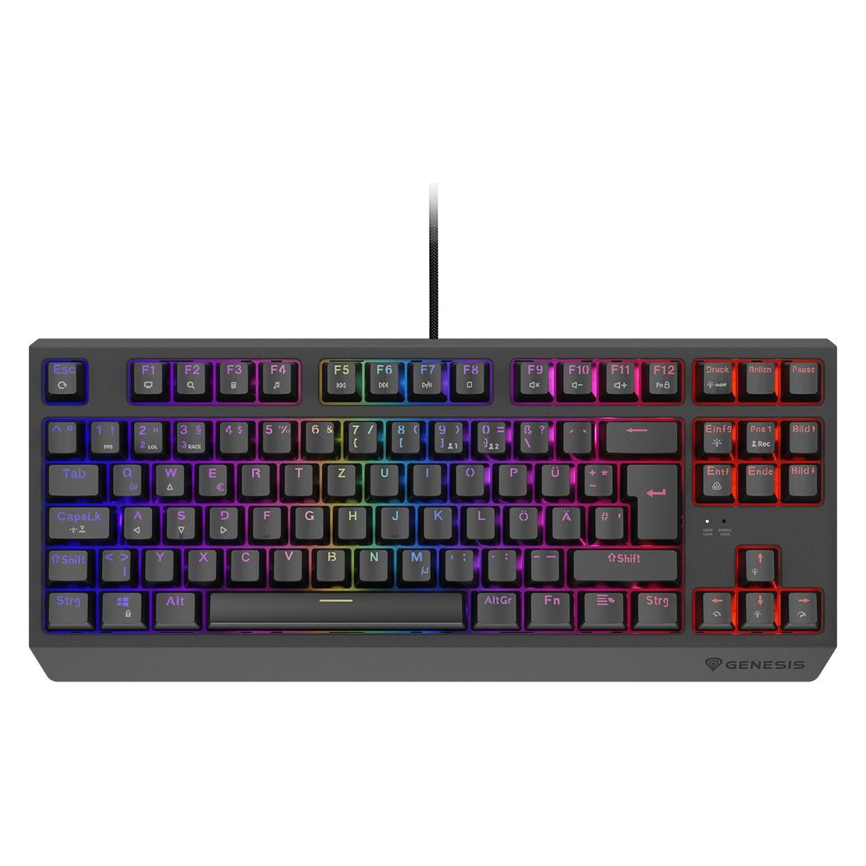 Genesis Gaming Tastatur THOR 230 TKL red kabelgeb. (DE) (DE, Kabelgebunden) (NKG-2207)