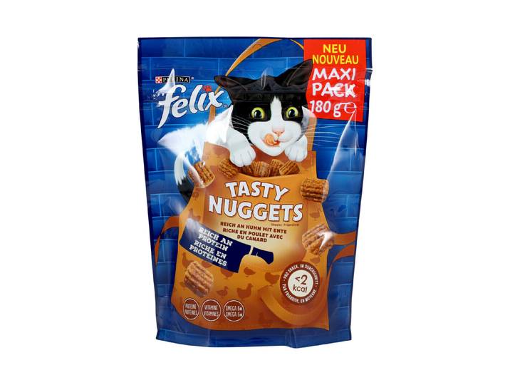 Felix Katzensnack Tasty Nuggets Huhn & Ente