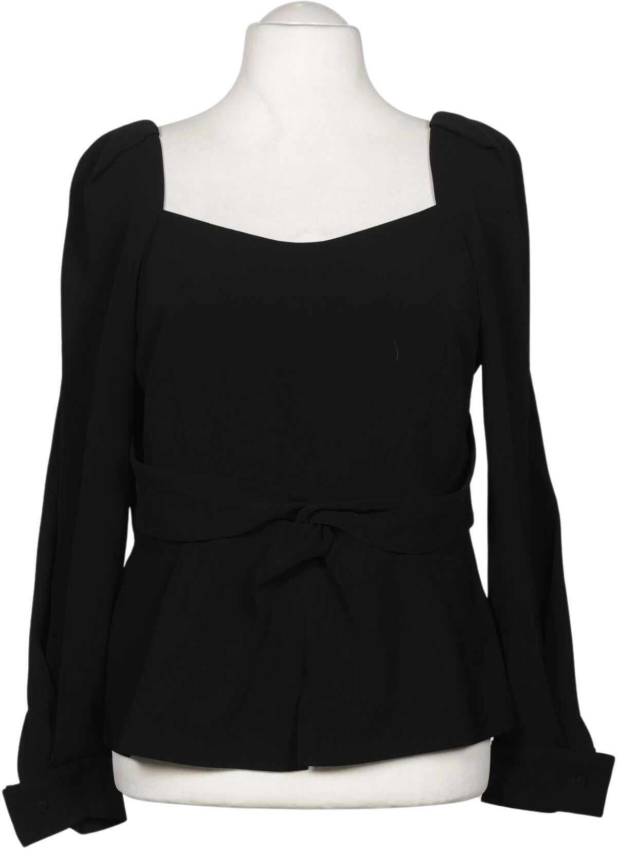 The Fold London Damen Bluse, Schwarz, Gr. XL (UK 16), Viskose / Synthetik - Second Hand