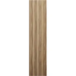 burgbad Lin20 Ganzkörperspiegel mit Koffertür und LED-Beleuchtung, Türanschlag rechts, 400x150x1760mm, SPQM040RF5357, Farbe: Frassino Dekor Cappuccino