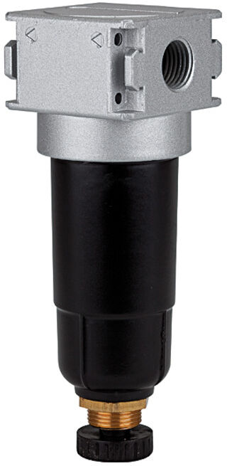 Riegler Filtre »multifix-mini«, avec récipient métallique, 5 µm, BG 0, G 1/8 (F 05 M)