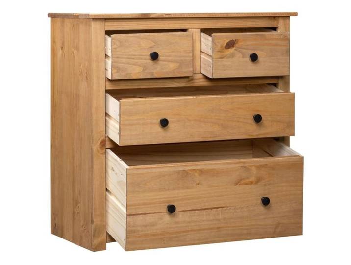CLOUD Meuble de rangement Commode Armoire Buffet 80x40x83 cm Pin Gamme Panama CHYNEW9938873