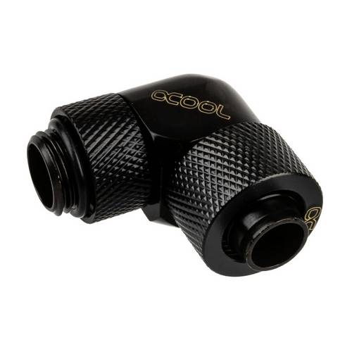 Alphacool Eiszapfen Anschluss 90 Grad G1/4 Zoll AG auf 13/10mm Wasserkühlung-Winkelverbinder