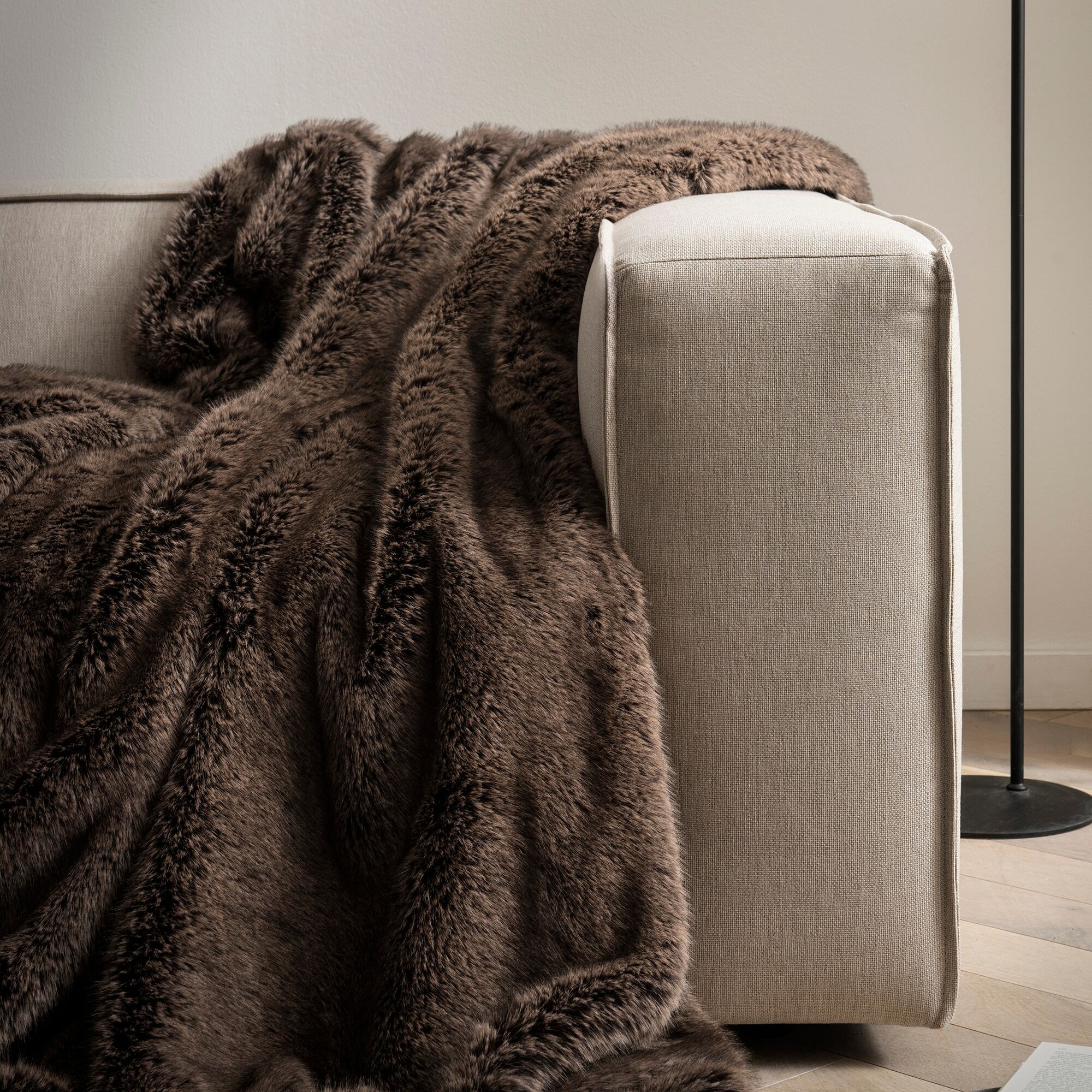 Wohndecke BUGATTI "bugatti Wohndecke Felloptik", braun, B:150cm L:200cm, Polyester, Wohndecken, Wohndecke, besonders weich