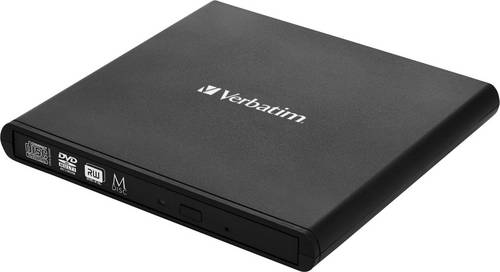 Verbatim 98938 DVD-Brenner Extern Retail USB-A (USB 2.0) Schwarz