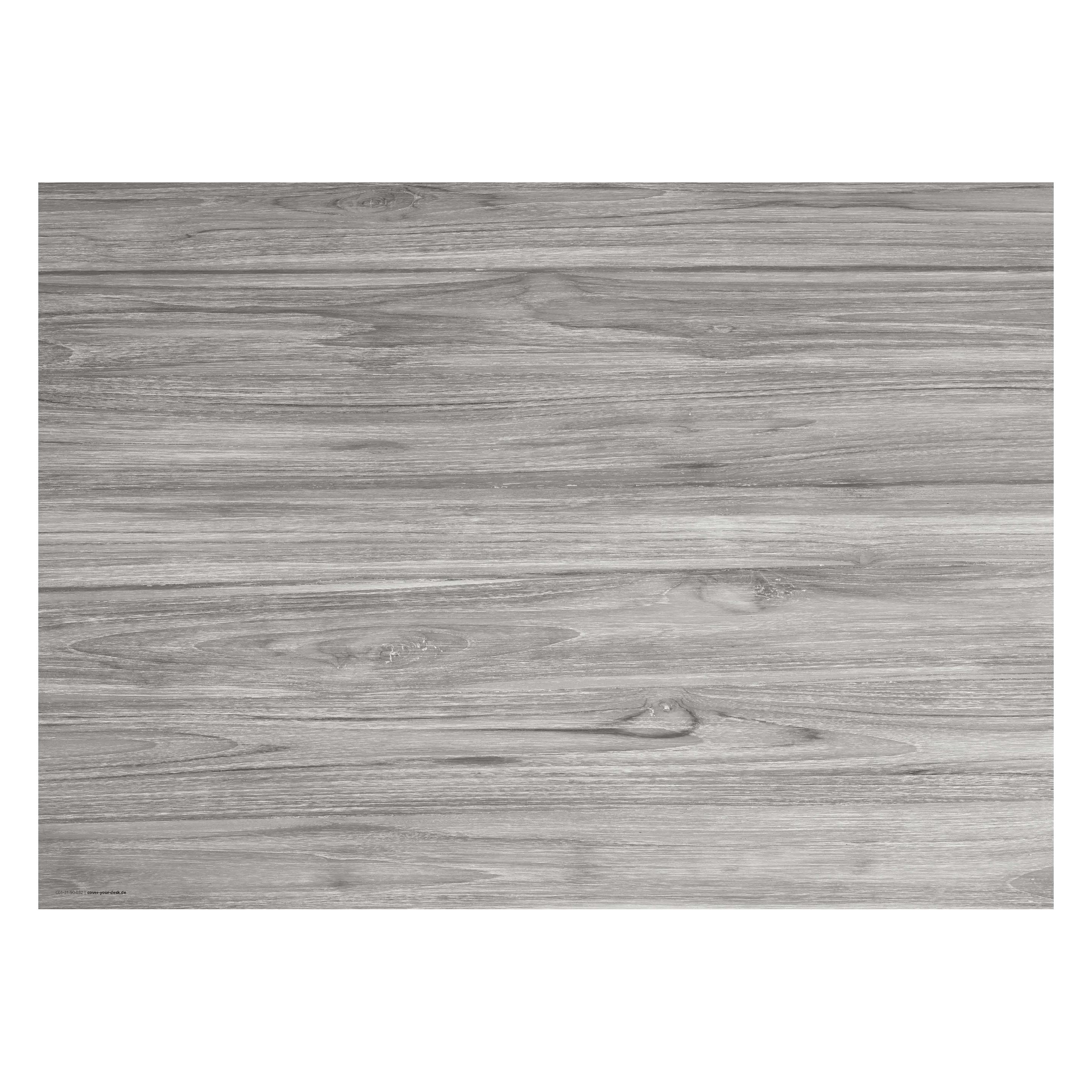 CoverYourDesk Schreibtischunterlage Graue Holzmaserung (21557286)