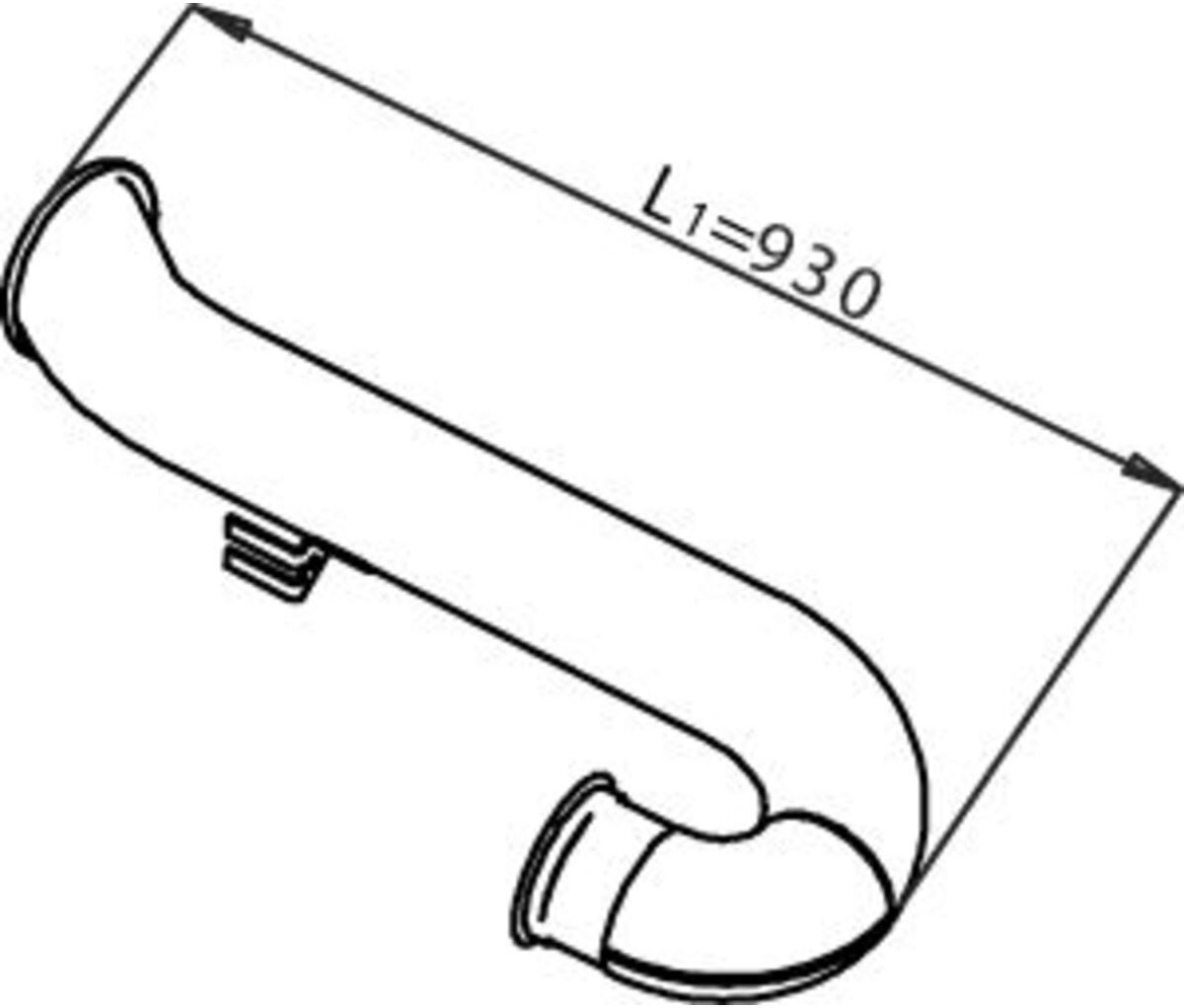 Auspuffrohr DINEX DIN21700