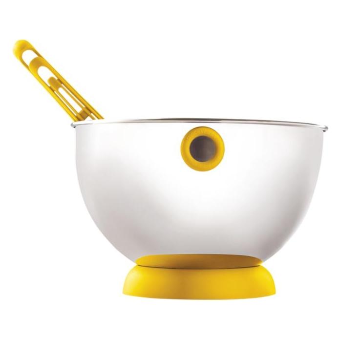 ViceVersa Kogel Mogel Bowl + Whisk Set yellow 16221 (23 cm, 1x) (8056451162219)