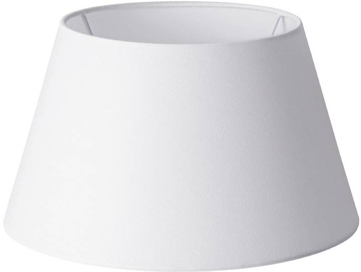 Home Sweet Home stoffen lampenkap Largo - wit - 30/20/17 cm
