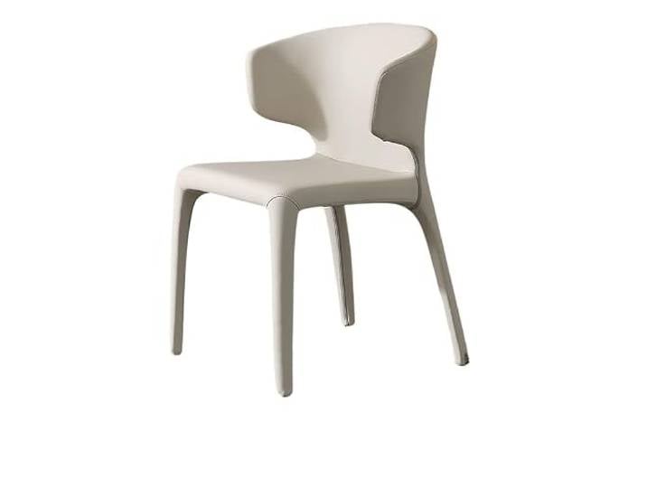 DIANXI Lounge-Sessel Skandinavischer minimalistischer Esszimmerstuhl, Italienischer Verhandlungsstuhl, Kleiner Make-up-Stuhl mit Rückenlehne for den Haushalt