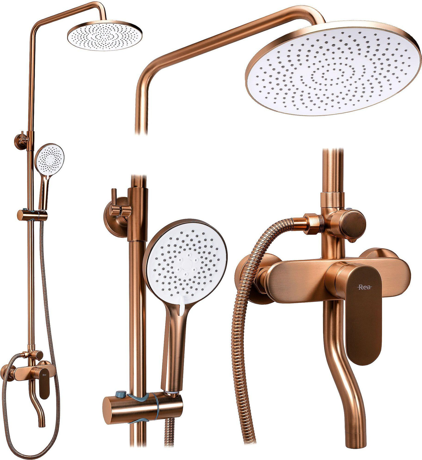 Rea Doucheset Drop Brush Copper