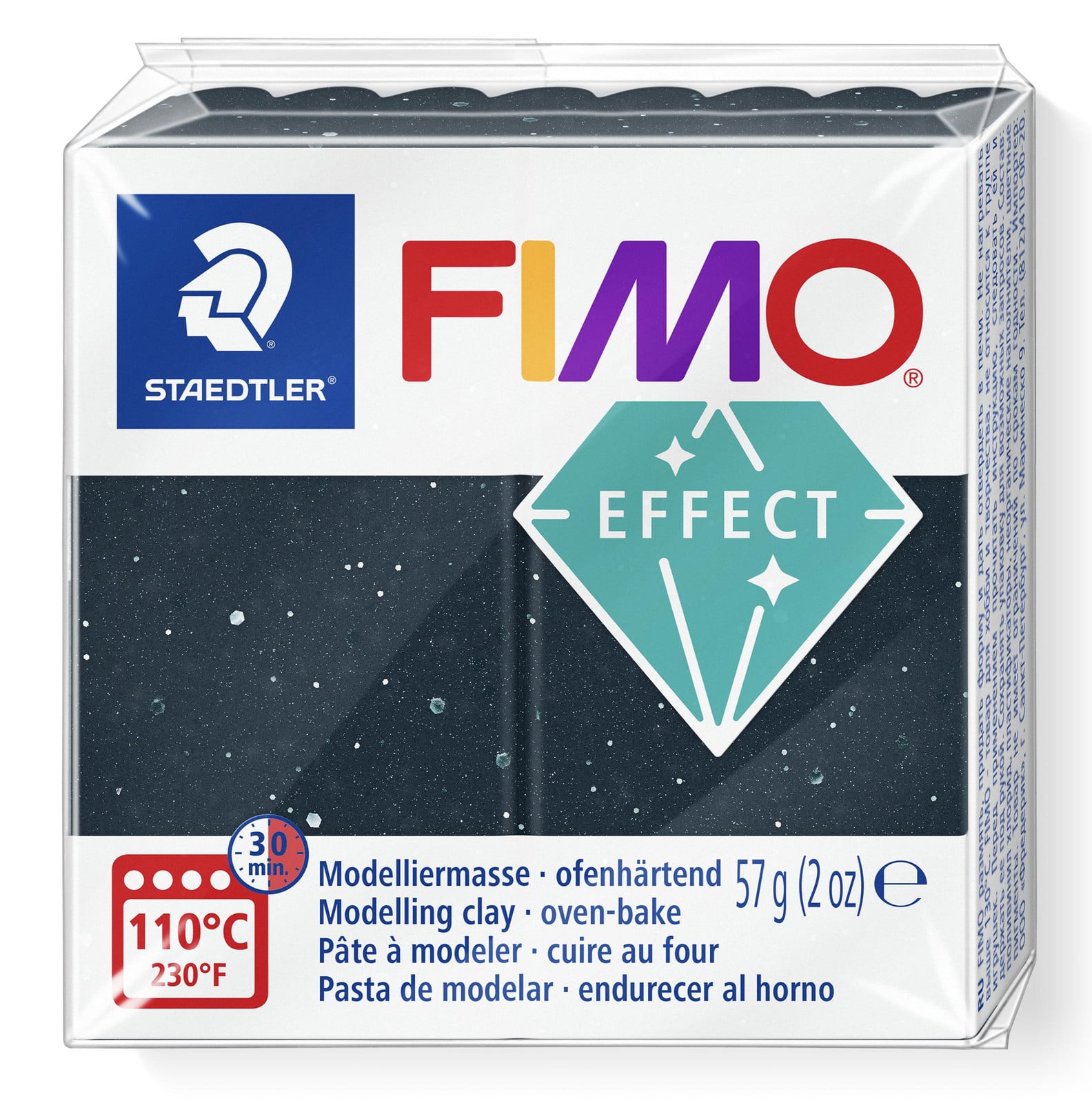 Staedtler Fimo Modelleerpasta Zwart Graniet