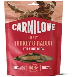 Carnilove Dog Jerkys 12 x 100g Hundesnack Pute & Kaninchen 12 x 100g