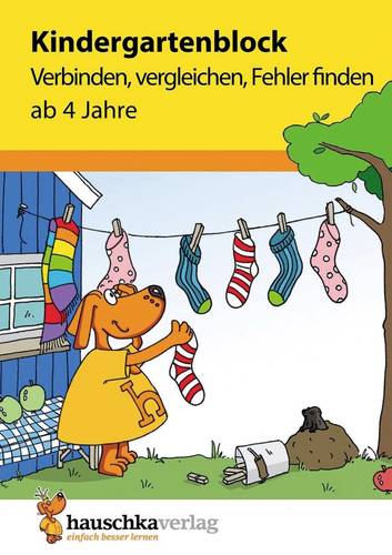 Kindergartenblock - Verbinden, verglei