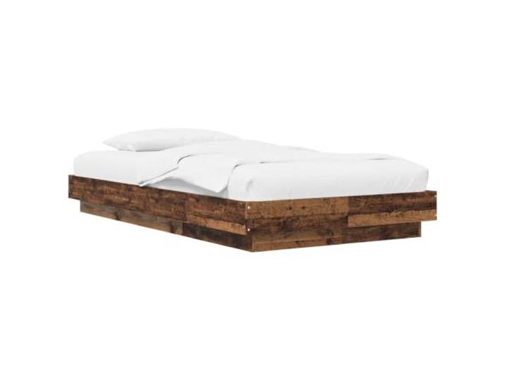 PUGYNBK Bettgestell aus Altholz, 80 x 210 cm Feste Lattenrost, modernes Design, langlebig, einfache Reinigung, für Schlafzimmer