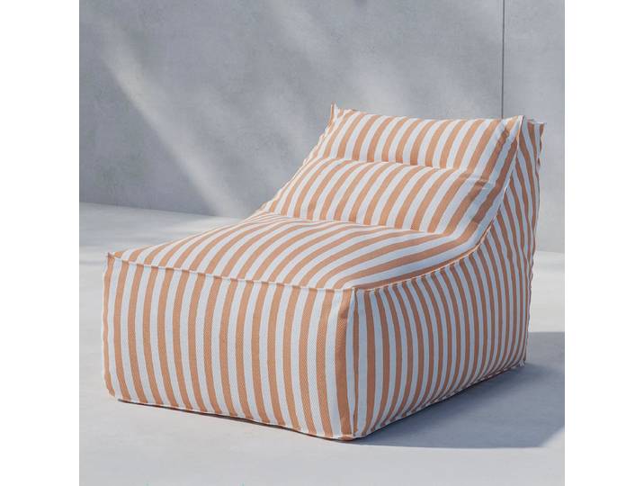 Outdoor-Sitzsack Eillo mit Rückenlehne 90 x 83 x 118cm Orange/Pfirsich